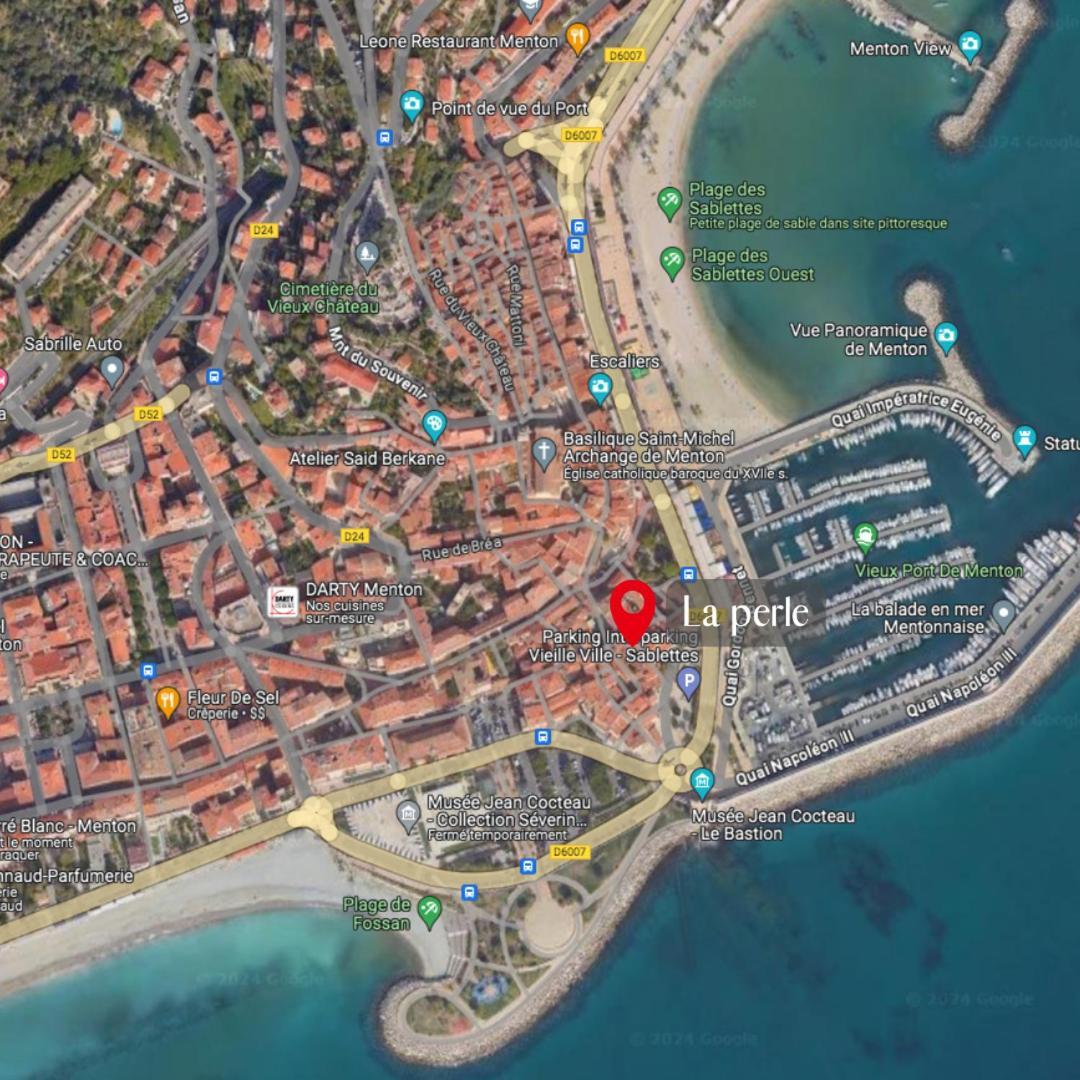 Apartmán La Perle Menton Exteriér fotografie